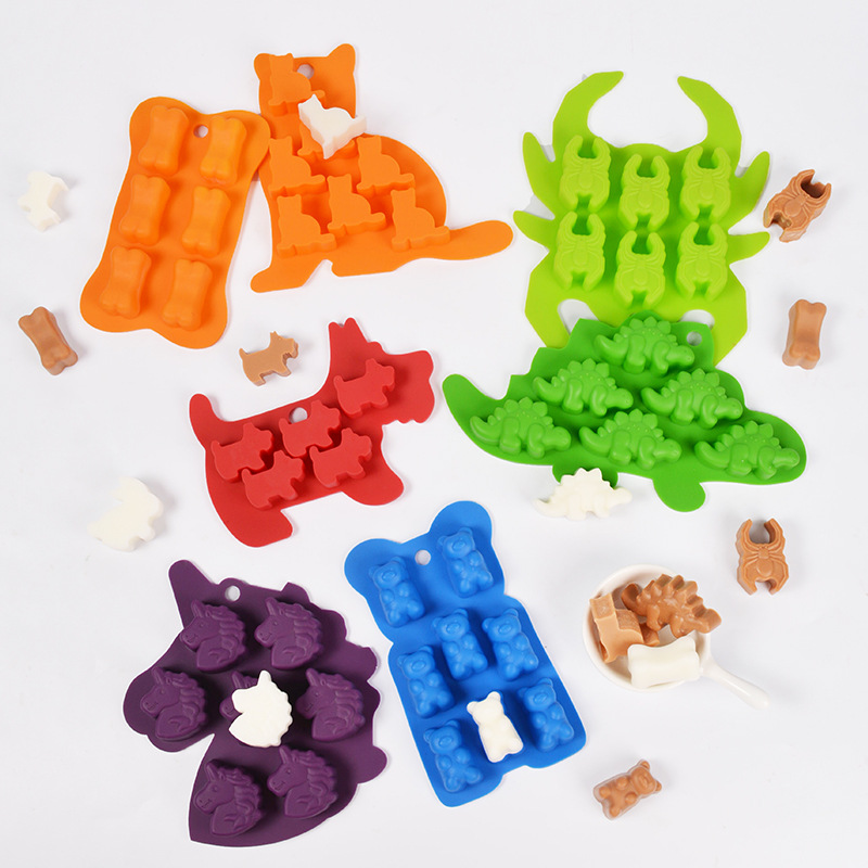 動物のクマの猫の形をしたシリコンベーキングモールド,動物の形 - Soap Making Instructions のレビューと価格